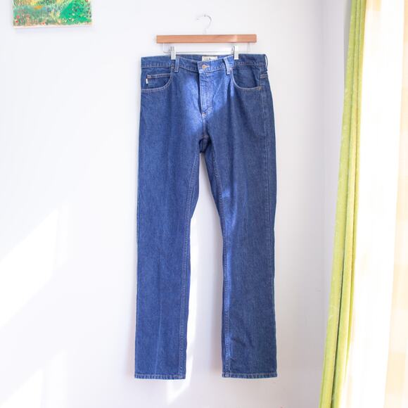 L.L.Bean Mens Standard Fit 35x34 Dark Wash Jeans - Picture 1 of 6
